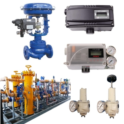 Pneumatische besturingskleppen van Azbil Spanningsbereiken PN1.6MPa tot 42MPa