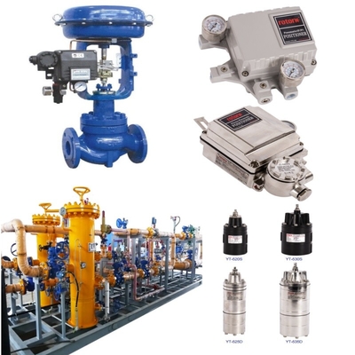 Pneumatische besturingskleppen van Azbil Spanningsbereiken PN1.6MPa tot 42MPa