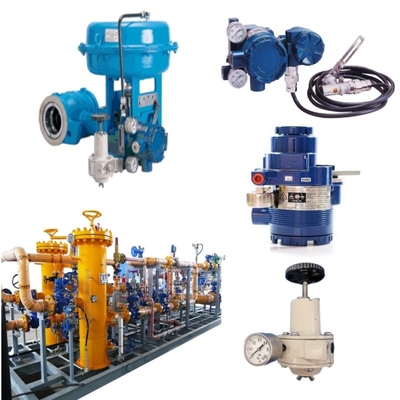 Controleventil met Azbil Smart Valve Positioner 100 Series Model AVP100/102 Valve Positioner En Koso Regulator