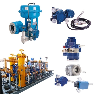 Controleventil met Azbil Smart Valve Positioner 100 Series Model AVP100/102 Valve Positioner En Koso Regulator