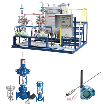 Pneumatische klep actuator Spirax Sarco Voor stoom systeem Carbon Steel Gegooid ijzer Spirax Sarco Stoomcontrolevalen