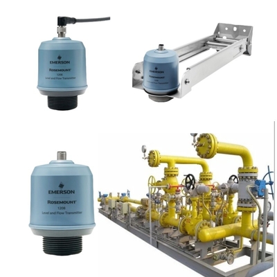 Skid gemonteerde waterbehandelingseenheid met Emerson Rosemount Model 1280 niet-contact radar niveau en stroom