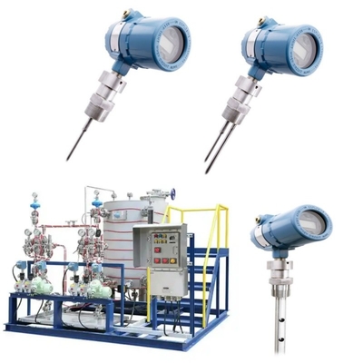 Skid gemonteerd systeem met Fisher-Rosemount 3301 geleide golf radar niveau zender