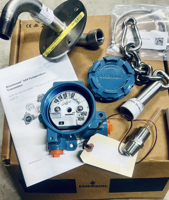 EMERSON Rosemount 644 Temperatuurtransmitter / Verbindingshoofd voor verbindingsdoos / Montagebeugel / Ground Screw Assembly Kit