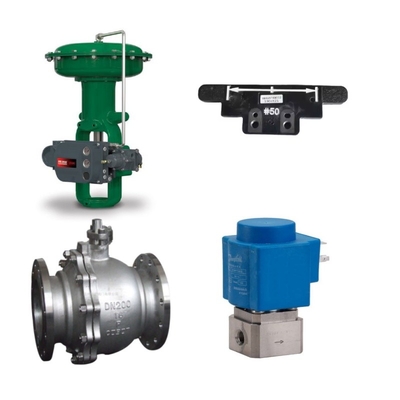 China Control Valve Met TopWorx Dxp Limit Switch Danfoss Solenoïde Valve En Fisher DVC2000 DVC6200 Slimme Valve Positioner Magnetische Strip En Beugel
