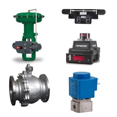China Control Valve Met TopWorx Dxp Limit Switch Danfoss Solenoïde Valve En Fisher DVC2000 DVC6200 Slimme Valve Positioner Magnetische Strip En Beugel