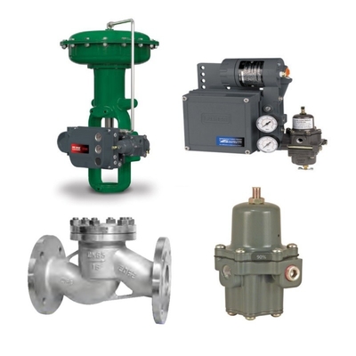 Beheerskleppen met Fisher 667/657 Pneumatische actuator DVC6200/3582/3582I Valve Positioner Bracket En 67CFR-225 Filter Regulator