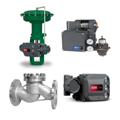 Beheerskleppen met Fisher 667/657 Pneumatische actuator DVC6200/3582/3582I Valve Positioner Bracket En 67CFR-225 Filter Regulator