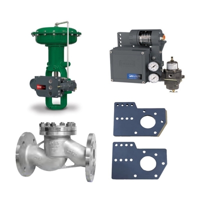 Beheerskleppen met Fisher 667/657 Pneumatische actuator DVC6200/3582/3582I Valve Positioner Bracket En 67CFR-225 Filter Regulator