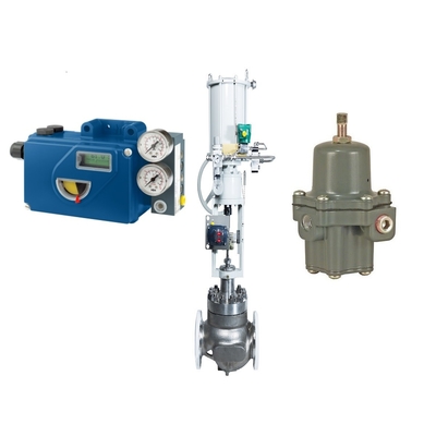 Hoogwaardige Chinese regelkleppen met Fisher 67CFR Filter Regulator en ASCO Vijf-positie Drie-Weg Solenoïde Valve Foxboro SRD991 Valve Positioner