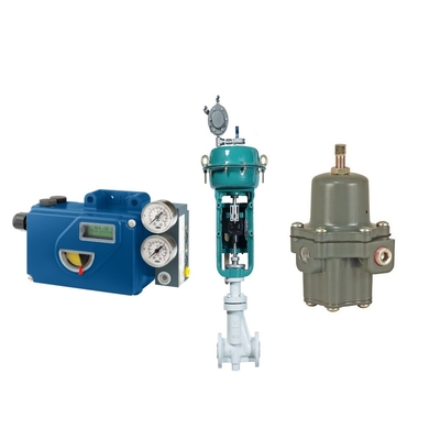 Hoogwaardige Chinese regelkleppen met Fisher 67CFR Filter Regulator en ASCO Vijf-positie Drie-Weg Solenoïde Valve Foxboro SRD991 Valve Positioner