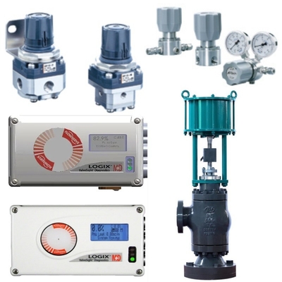 Sturingventiel uitgerust met Flowserve Logix 520MD Smart Valve Positioner Bracket Pneumatic Actuator SMC Filter Drukverlagend Valve