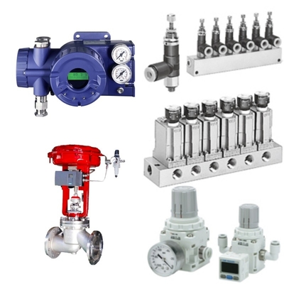 Oorspronkelijke en authentieke Schneider Foxboro SRD960 serie SRD960-BHQDSN7EDZF Valve Positioner En Delixi Solenoid SMC Filter Drukverlagende Klep