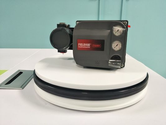 Vanessa serie 30.000 Stroomcontrole kwart draai Triple Offset Valve Met Fisher DVC6200 Valve Positioner