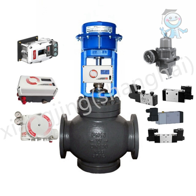 Spirax Sarco PN9000 Pneumatische diafragmacontrole klep actuator en flowserve klep controller 520MD