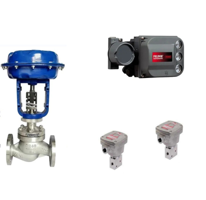 Besturingsklep accessoires FISHER DVC6200 Samson 4763 Spirax SP7 En Burkert Messing Solenoïde Klep 6524 Met Hoogtemperatuurbestendige 2/2-weg Diafragma