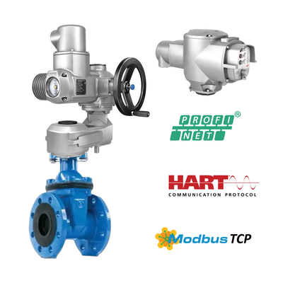AUMA SA07.2 SA07.6 Elektrische regelkleppen actuator met GST-versnellingsbak en AM-actuatorbesturing voor nauwkeurige regeling