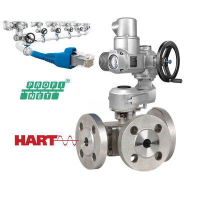 AUMA SA07.2 SA07.6 Elektrische regelkleppen actuator met GST-versnellingsbak en AM-actuatorbesturing voor nauwkeurige regeling