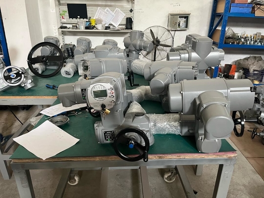 AUMA SA07.2 SA07.6 Elektrische regelkleppen actuator met GST-versnellingsbak en AM-actuatorbesturing voor nauwkeurige regeling