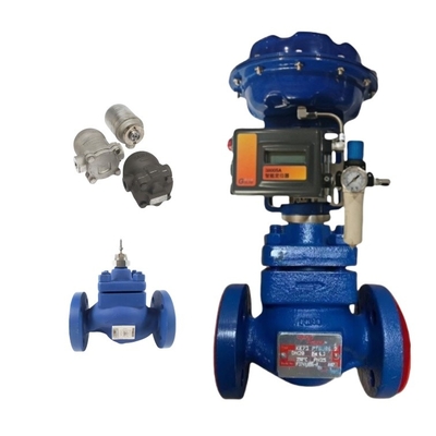 Spirax Sarco Control Valve KE73 met Fisher DVC2000 Positioner en Flanged Steam Trap FT14/FT44/FTS14-10/TD32F DN40 Spirax Sarco Steam Trap