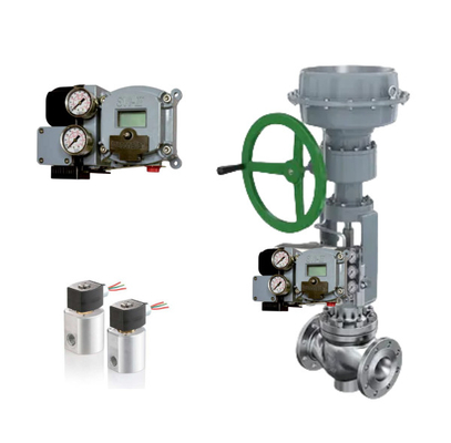 Smart Valve Positioner SVI1000/SVI2 en ASCO-solenoïde voor pneumatische besturingsbalk