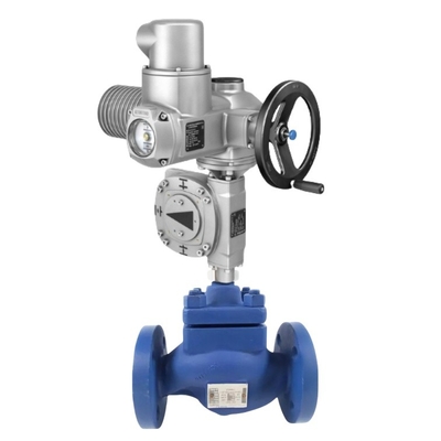 AUMA Electric Actuator SAREX 07.2 met Chinese Wuzhong Valve en Spiarxsacrco Ball Valves