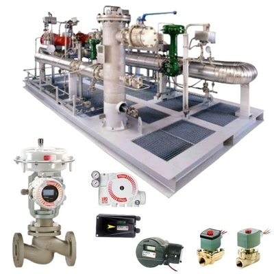 Flowserve positioner 3200MD 520MD 3800 met Spirax Sarco actuator en Asco solenoïde klep voor industriële productie