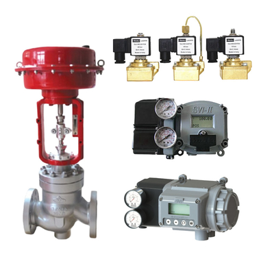 Parker-solenoïde klep 321f35 met Masoneilan SVI2-klep positioner geschikt voor elektrische energie