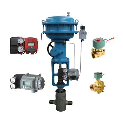 Parker-solenoïde klep 321f35 met Masoneilan SVI2-klep positioner geschikt voor elektrische energie