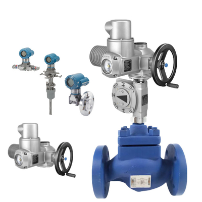 Nieuwe en originele Auma elektrische actuator voor Spiraxsarco-klep met Rosemount 3144P-serie stroommeter voor de olie- en gasindustrie