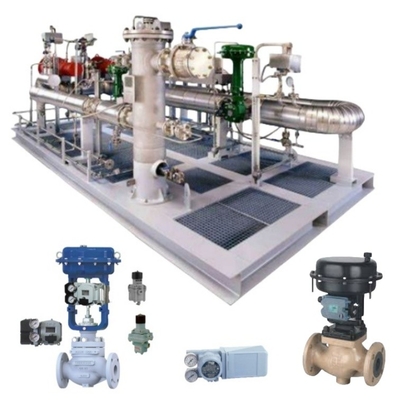 Nieuwe Samson pneumatische regelkleppen 3241 met 3725 positioner en pneumatische regelkleppen met Masoneilan SVI2 positioner voor olie en gas