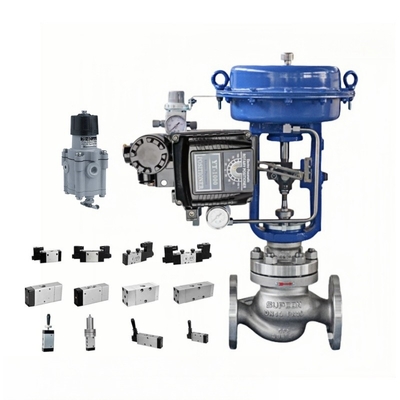 Fisher 67CFSR Filter drukverlagend klep Rotork YT 1000 Elektro-pneumatische klep Controller Process Control Valve Positioner