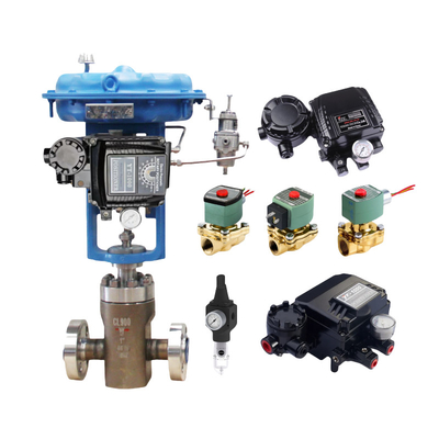 Fisher 67CFSR Filter drukverlagend klep Rotork YT 1000 Elektro-pneumatische klep Controller Process Control Valve Positioner