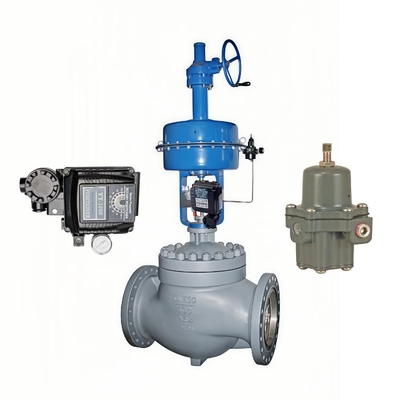 Rotork YT-1000R Automatische stroomregelklep Elektro-pneumatische klep positioner en Fisher 67C 67CFR 67CFSR filter regulator