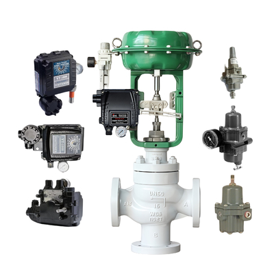Fisher 67CFSR Filter drukverlagend klep Rotork YT 1000 Elektro-pneumatische klep Controller Process Control Valve Positioner