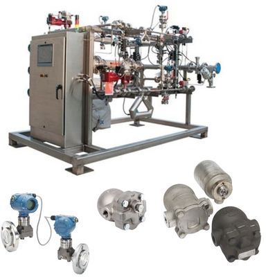 Spiraxsraco stoomval FT14 met Rosemount-druktransmitters en andere kleponderdelen voor stoomsystemen