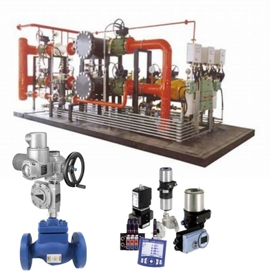Grijs Nieuwe Auma Elektrische Actuator Voor Blauwe Spirax Sarco Control Ball Valve En Burkert Soleniod Valve In Olie En Gas