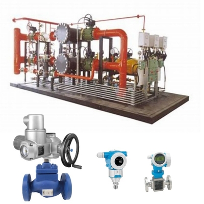 Auma Multi-Turn Valve Actuator SA 07.2 SA10.2 SA14.2 SA16.2 Elektrische actuatoren met Endress en Hauser druktransmitter op Keystone Butterfly Valve voor Chinese Skid
