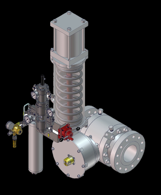 VRG Pneumatische besturingskleppen Lineaire roterende besturingskleppen Fisher DVC6200 Valve positioner voor aardgasbesturingstoepassingen