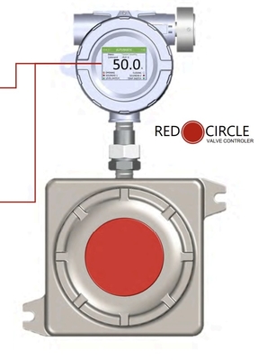 VRG Pneumatische roterende regelkleppen VPC-SA Valve Pilot Controllers RCVC Red Circle Valve Controller voor aardgas applicaton