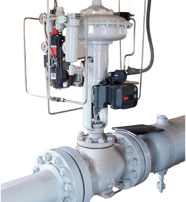 Pneumatisch aangedreven besturingsklep VRG VGP-100 Valve Gas Positioner Controller op maat voor de aardgasindustrie