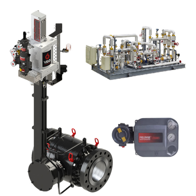 VRG Rotary Control Valve Packages Modulaire aangepaste ventielgas positioner Pilot controllers voor de aardgasregeling industrie