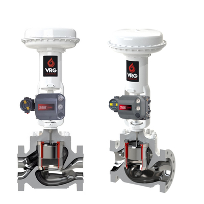 VRG Rotary Control Valve Packages Modulaire aangepaste ventielgas positioner Pilot controllers voor de aardgasregeling industrie
