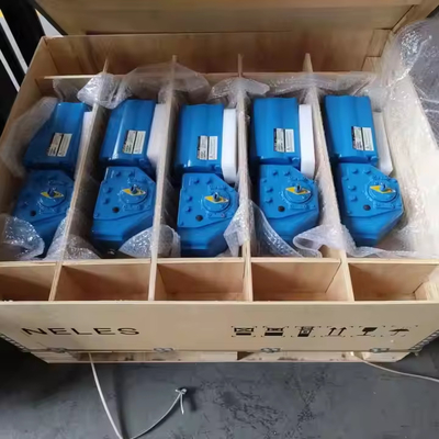 Stock Neles K-serie limietschakelaar dubbelwerkend B1 Valmet zuiger type kwart draai pneumatische actuatoren met kogelventil