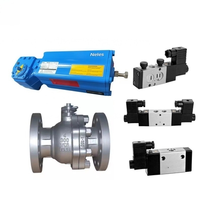 Stock Neles K-serie limietschakelaar dubbelwerkend B1 Valmet zuiger type kwart draai pneumatische actuatoren met kogelventil