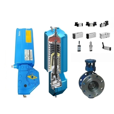 Stock Neles K-serie limietschakelaar dubbelwerkend B1 Valmet zuiger type kwart draai pneumatische actuatoren met kogelventil