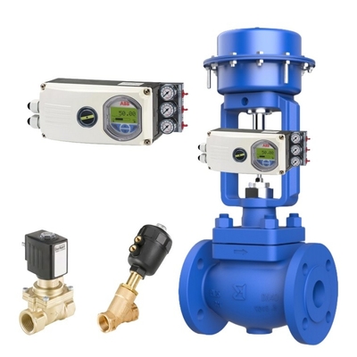 Zelfde als Spirax Sarco Control Valve Bithermo Valve met Fisher ABB Positioner en Burkert Soleniod Valve