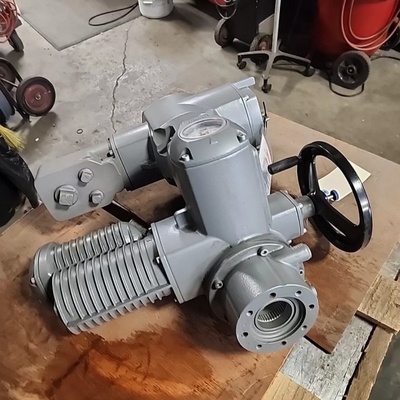 Chinese A2000 Electric Axial Flow Valve Fabrikant OEM AUMA Electric Valve Actuator Olie en gas Electric Control Valve