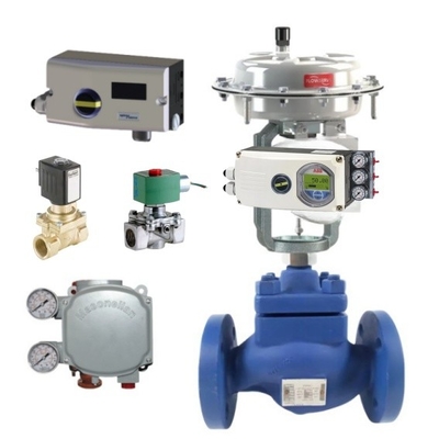 Spirax Sarco Control Valve KEA-serie met Masoneilan / ABB Positioner en ASCO / Burkert Soleniod Valve