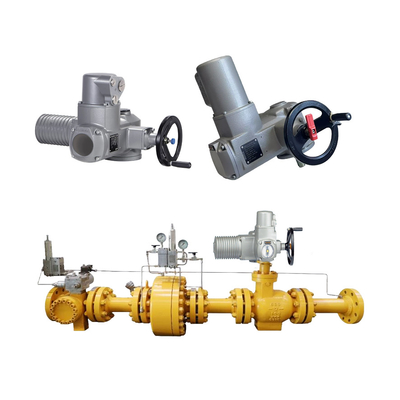 Auma SA Elektrische actuator en AM-besturing met kogelventil Controleventil voor Chinese aardgasregulator Skid
